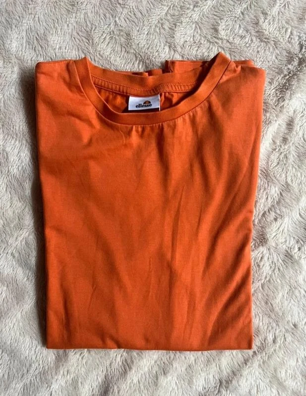 Tee-shirt orange manches longues femme Ellesse Taille 38